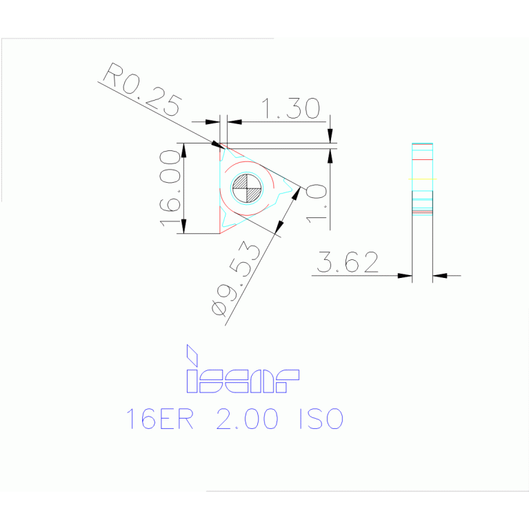 16ER 2.00 ISO IC50M
