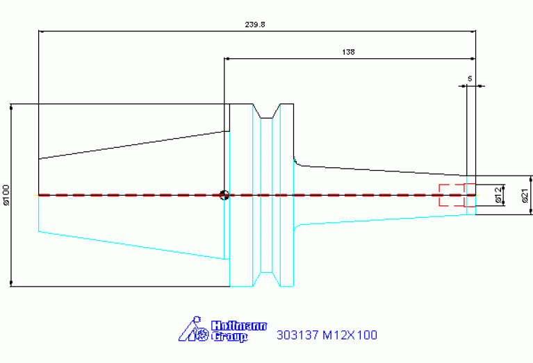 303137 M12X100