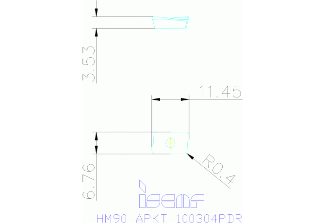 HM90 APKT 100304PDR IC908