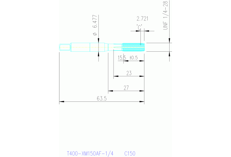 T400-XM150AF-1/4 C150