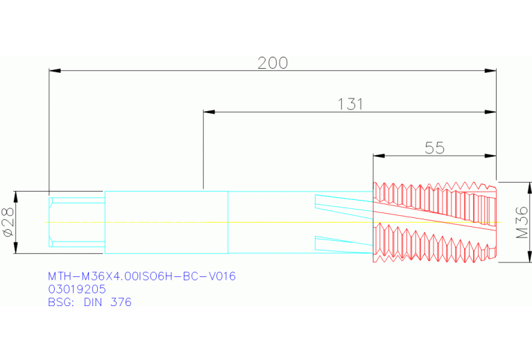 MTH-M36X4.00ISO6H-BC-V016