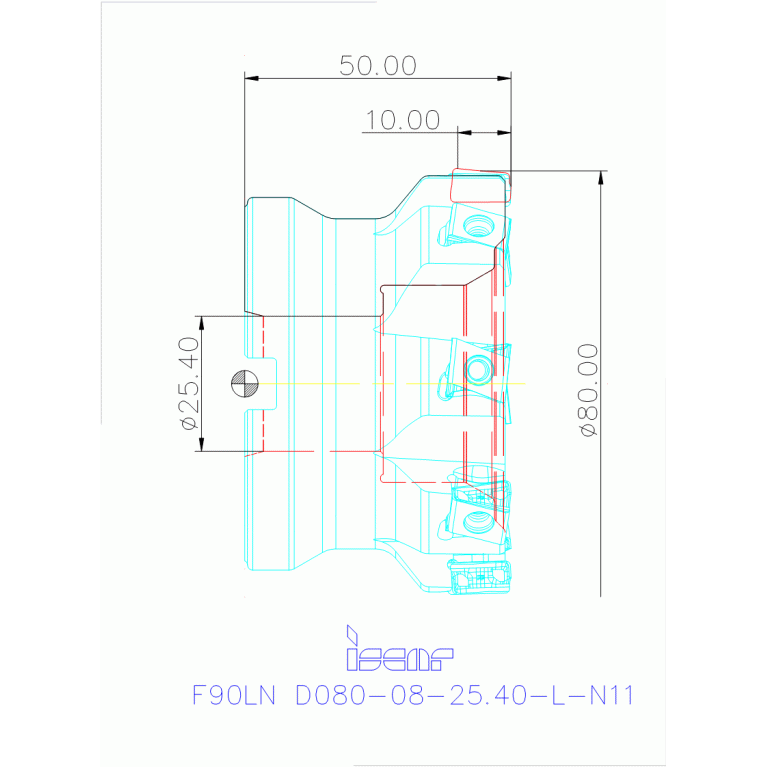 F90LN D080-08-25.40-L-N11