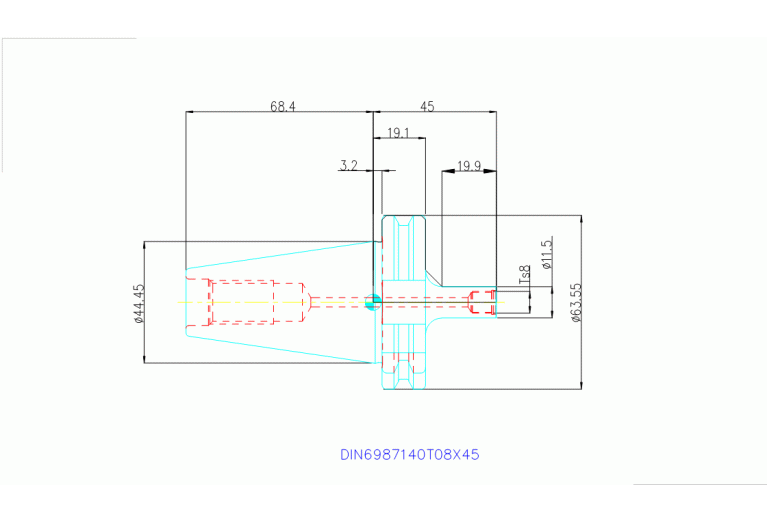 DIN6987140T08X45