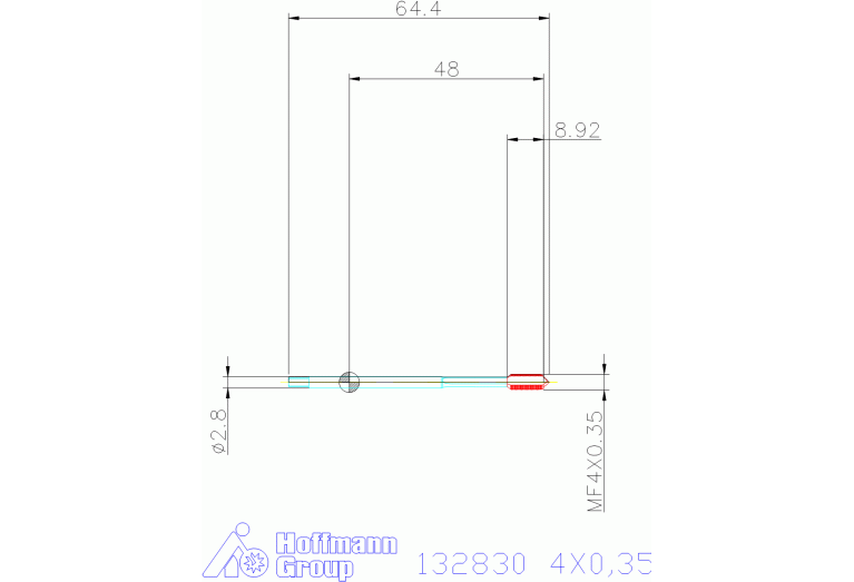132830 4X0,35