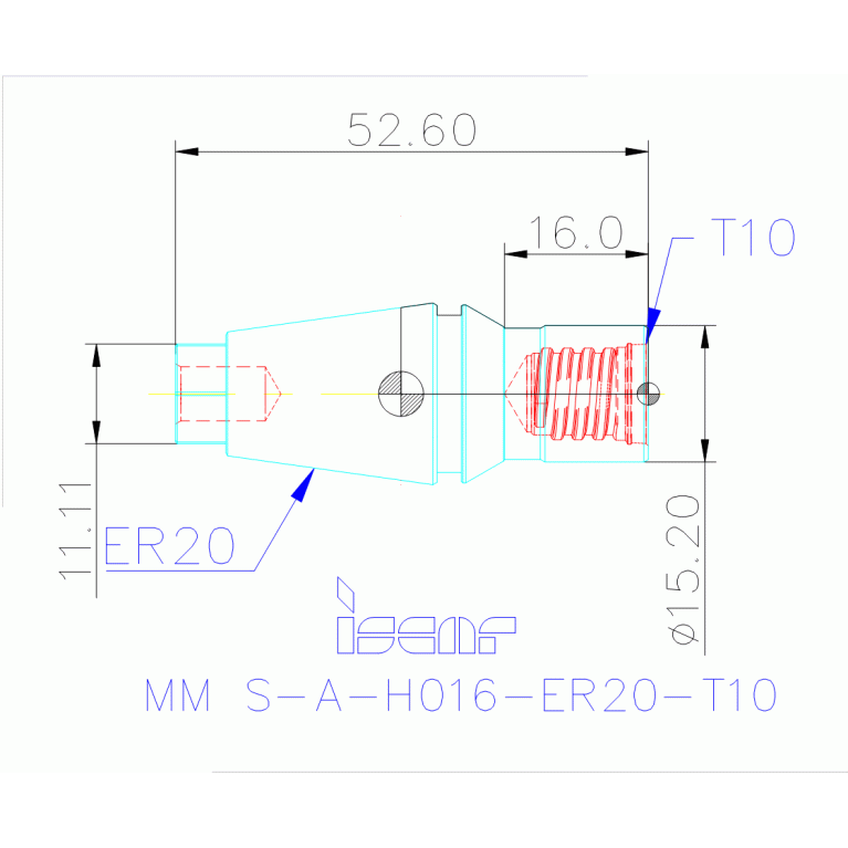 MM S-A-H016-ER20-T10