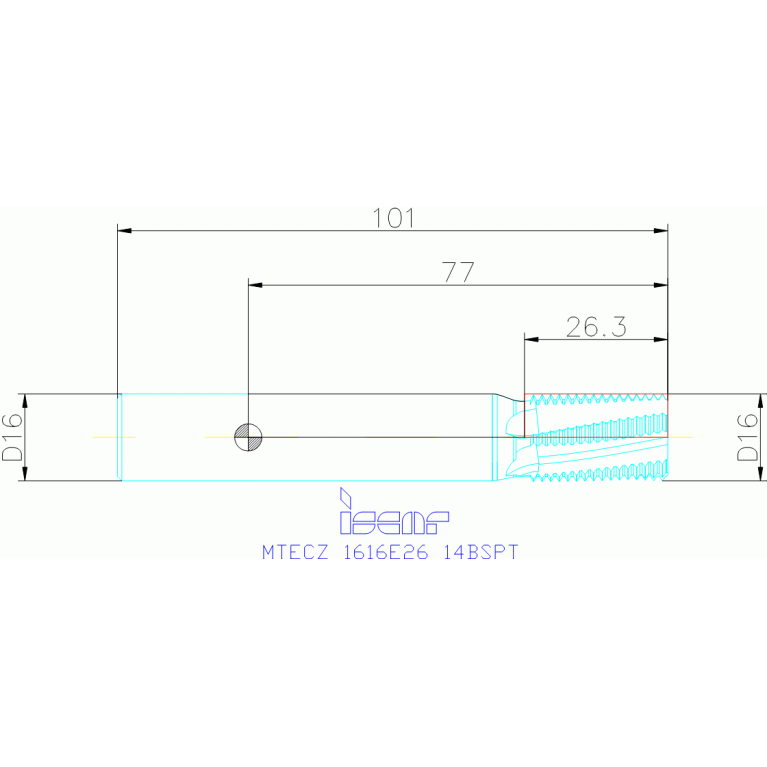MTECZ 1616E26 14BSPT IC908