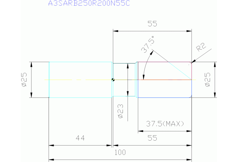 A3SARB250R200N55C