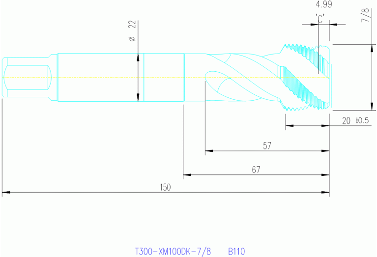 T300-XM100DK-7/8 B145