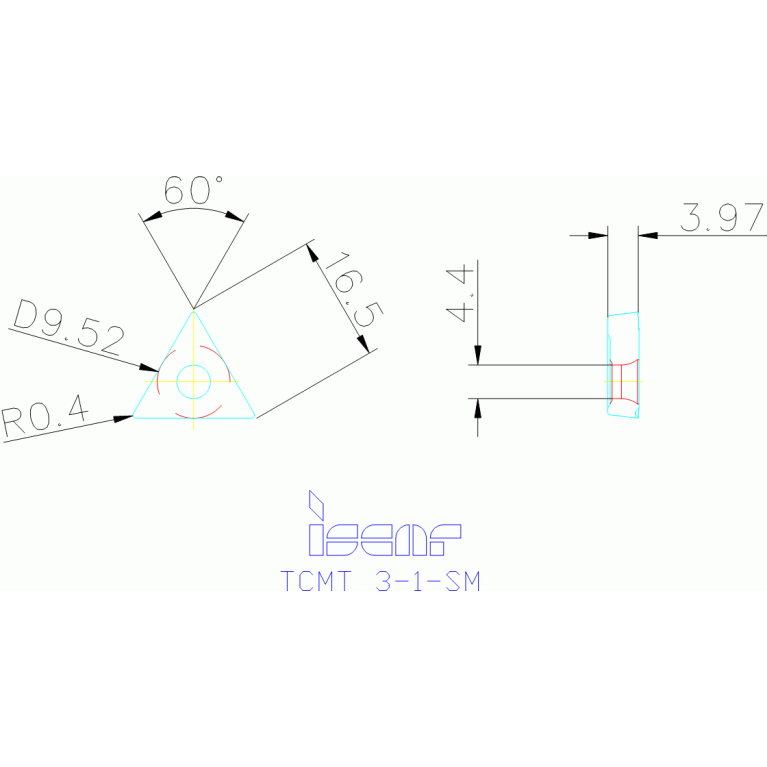 TCMT 16T304-SM IC428