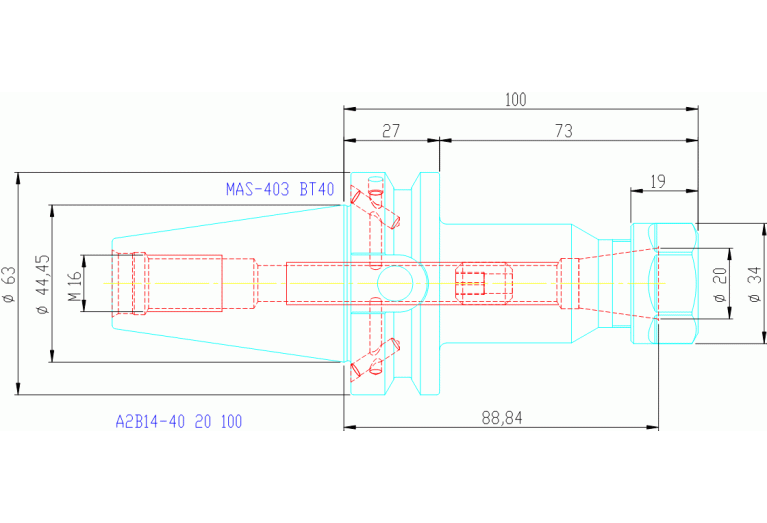 A2B14-40 20 100