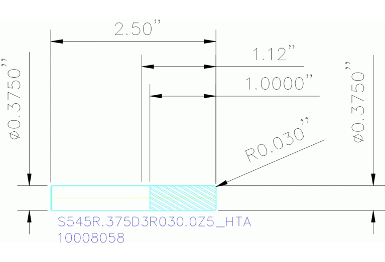 S545R.375D3R030.0Z5 HTA