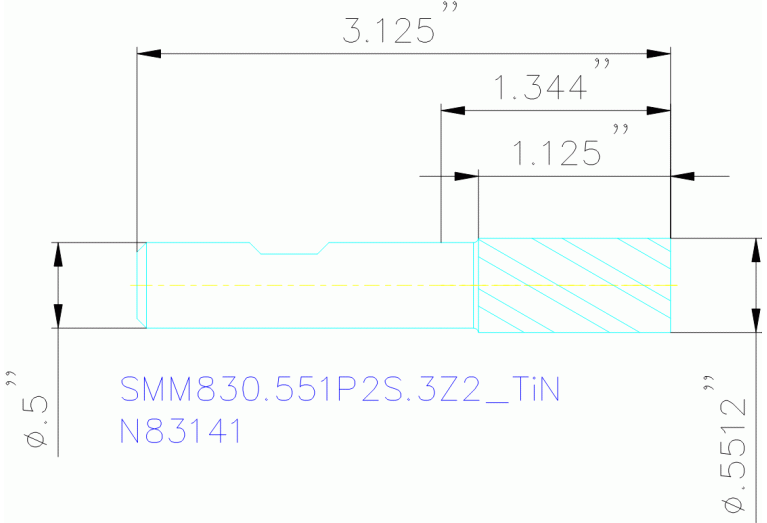 SMM830.551P2S.3Z2 TIN