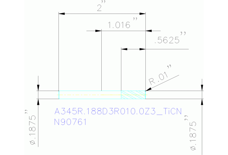 A345R.188D3R010.0Z3 TICN
