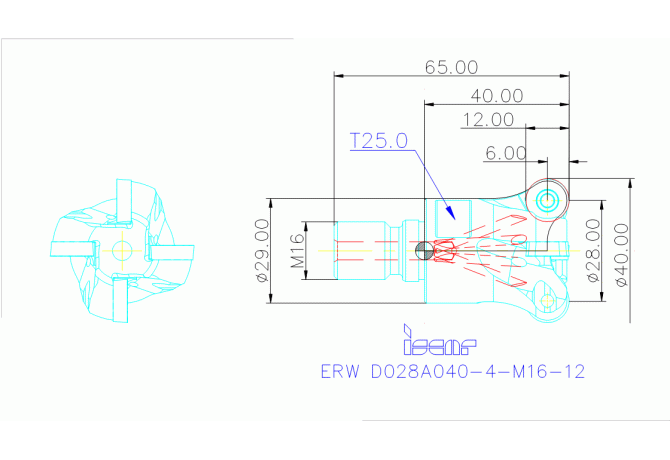 ERW D028A040-4-M16-12