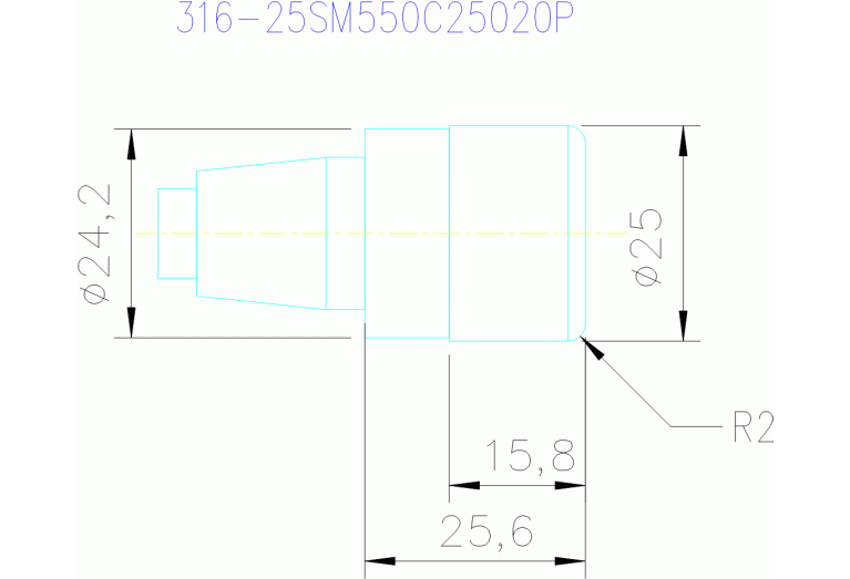 316-25SM550C25020P 1030