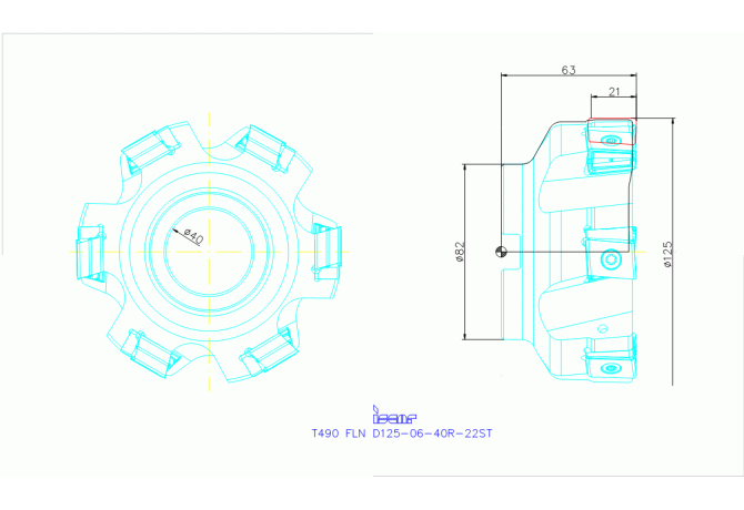 T490 FLN D125-06-40R-22ST