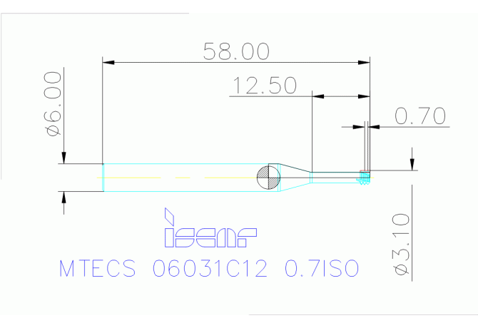 MTECS 06031C12 0.7ISO IC908