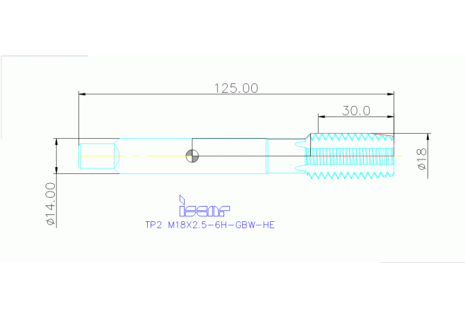 TP2 M18X2.5-6H-GBW-HE