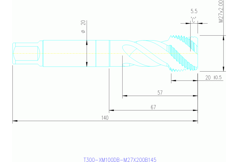 T300-XM100DB-M27X200B110