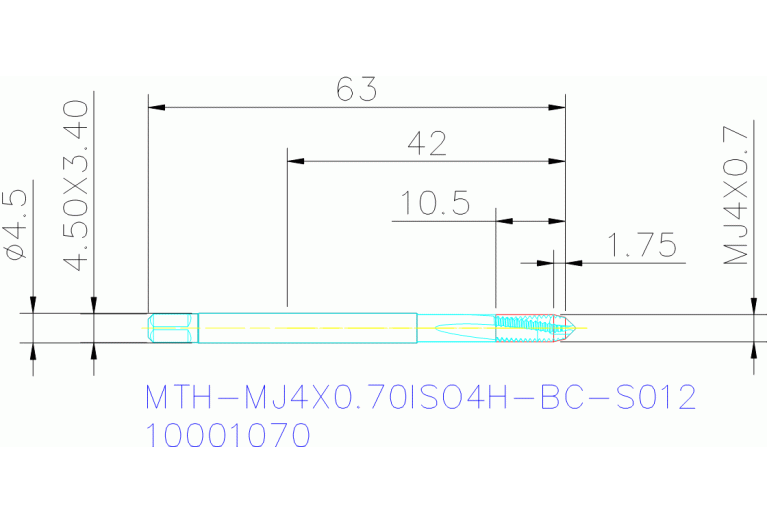 MTH-MJ4X0.70ISO4H-BC-S012