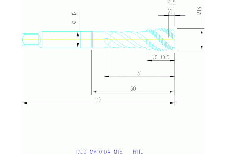 T300-MM101DA-M16 B110