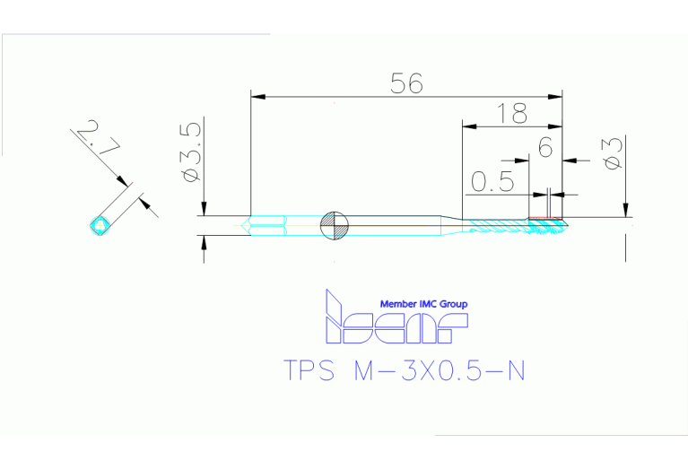 TPS M-3X0.5-N HEST