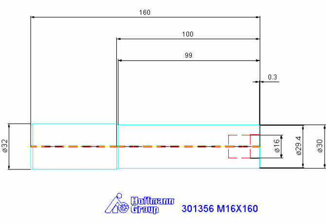 301356 M16X160