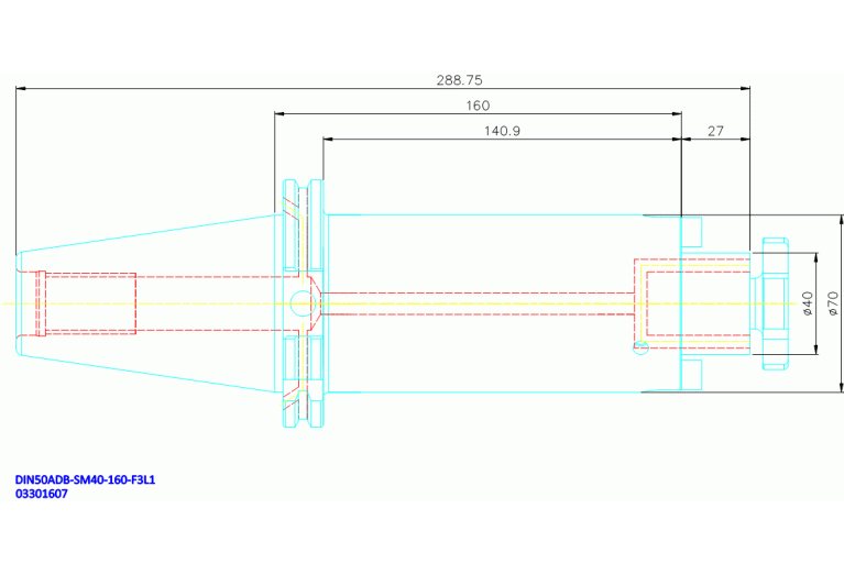 DIN50ADB-SM40-160-F3L1