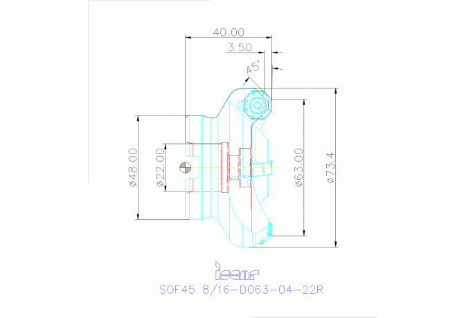 SOF45 8/16-D063-04-22R