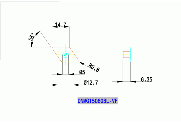 DNMG 150608 L-VF TT8115