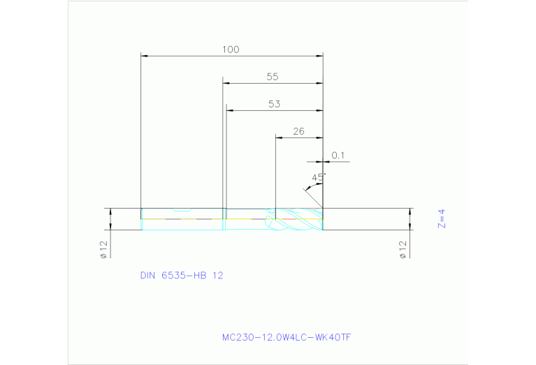 MC230-12.0W4LC-WK40TF