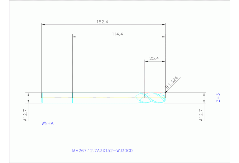 MA267.12.7A3X152-WJ30CD