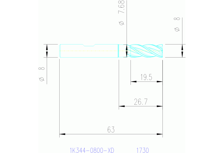 1K344-0800-XD 1730
