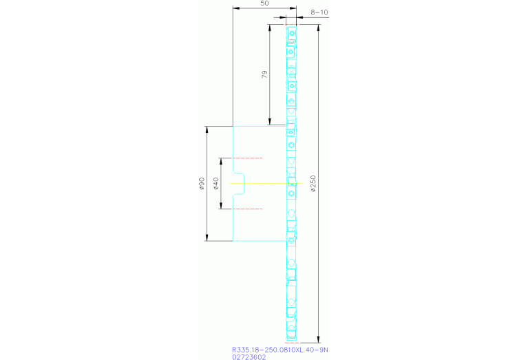 R335.18-250.0810XL.40-9N/ADJ