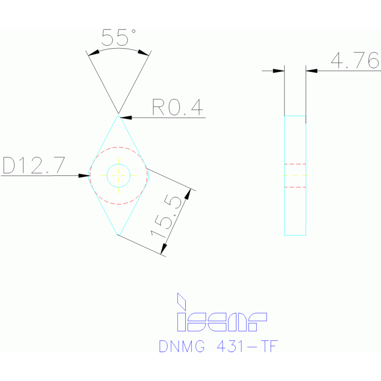 DNMG 150404-TF IC9250