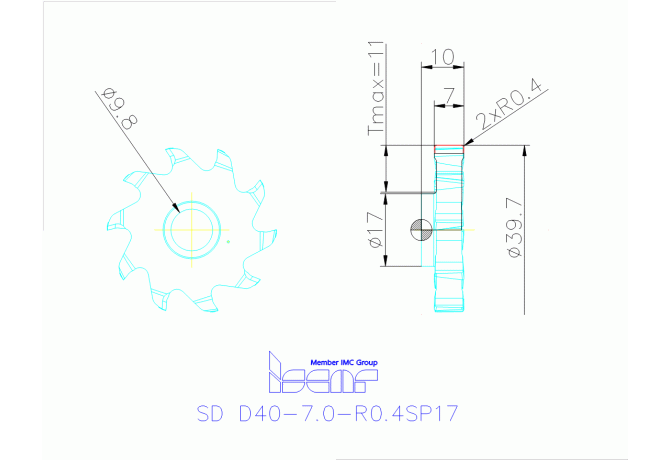 SD D40-7.0-R0.4SP17 IC908