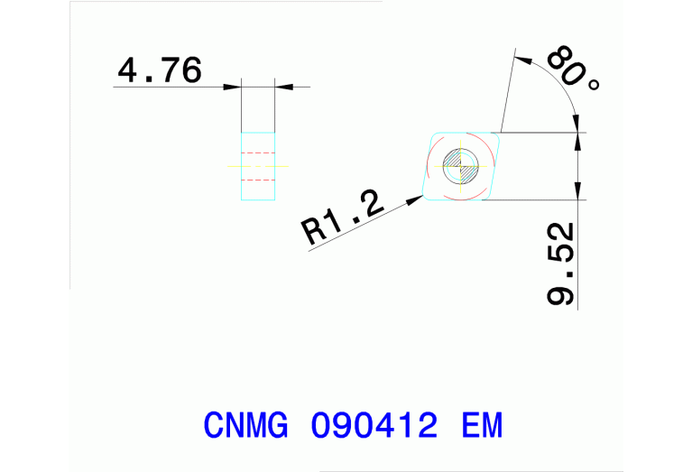 CNMG 090412 EM TT9225