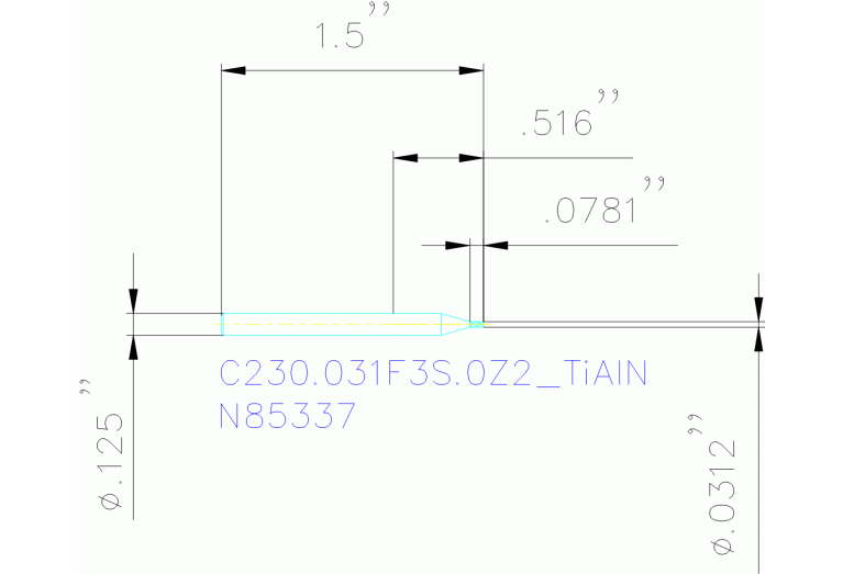C230.031F3S.0Z2 TIALN