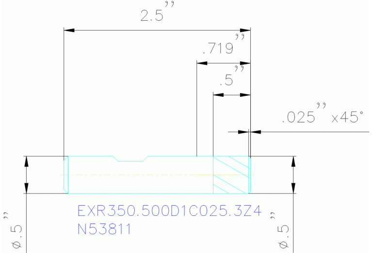 EXR350.500D1C025.3Z4