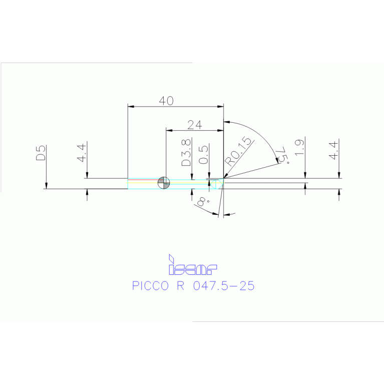 PICCO R 047.5-25 IC908