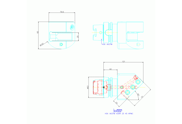 HSK A63TM ASHR 25 45 HPMC