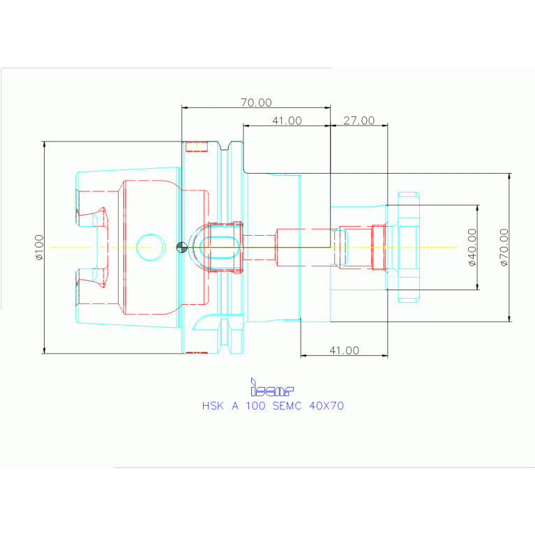 HSK A100 SEMC40X70