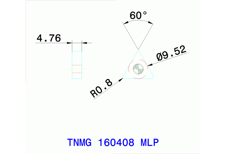 TNMG 160408 MLP TT8115