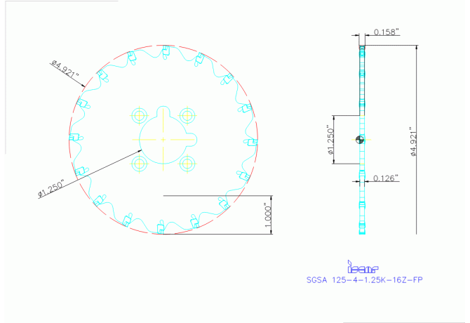 SGSA 125-4-1.25K-16Z-FP