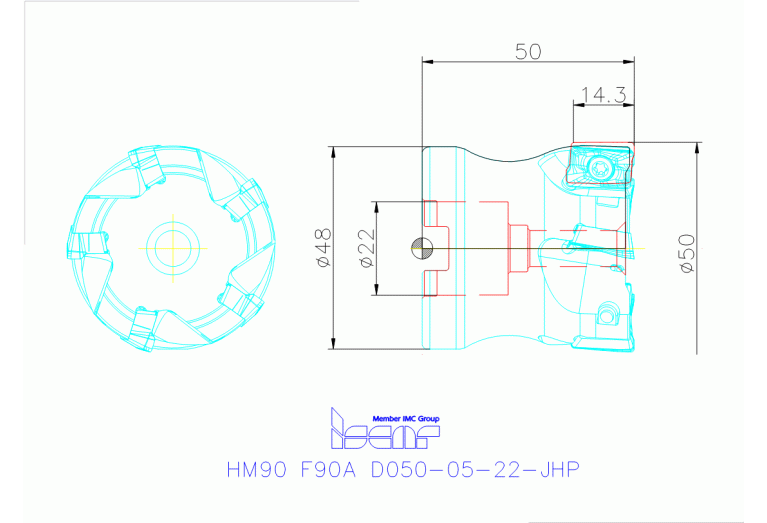 HM90 F90A D050-5-22-JHP
