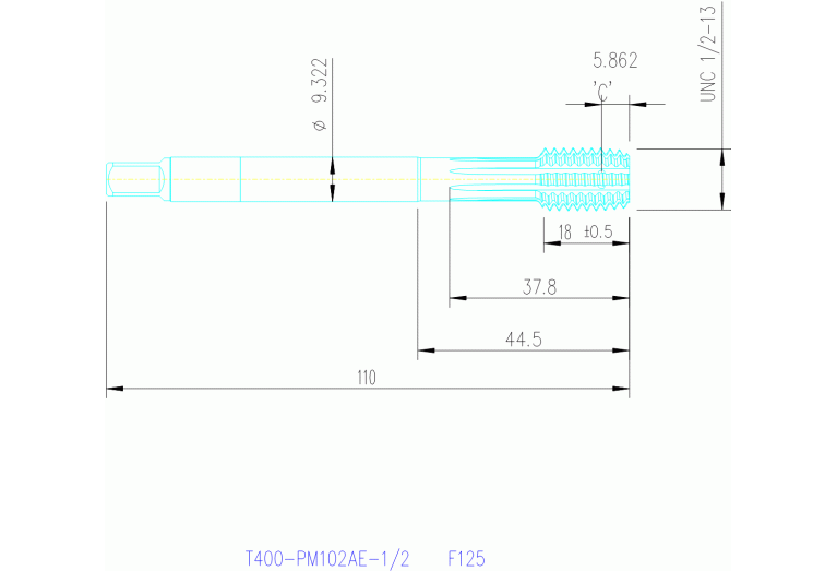 T400-PM102AE-1/2 F125