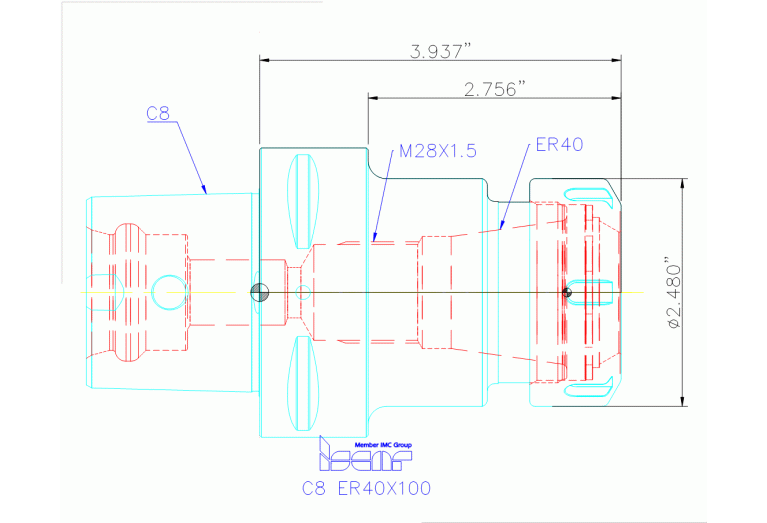 C8 ER40X100