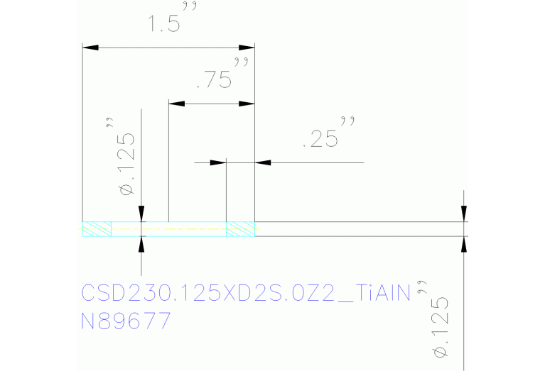 CSD230.125XD2S.0Z2 TIALN