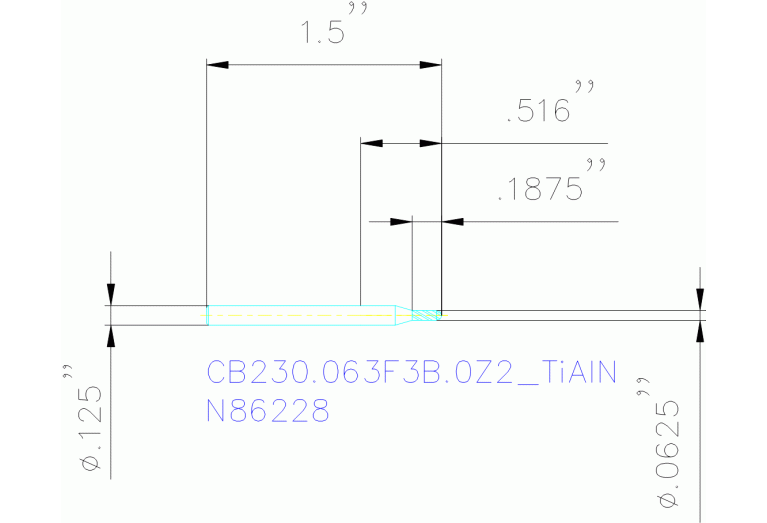 CB230.063F3B.0Z2 TIALN