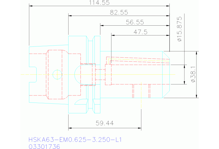 HSKA63-EM0.625-3.250-L1